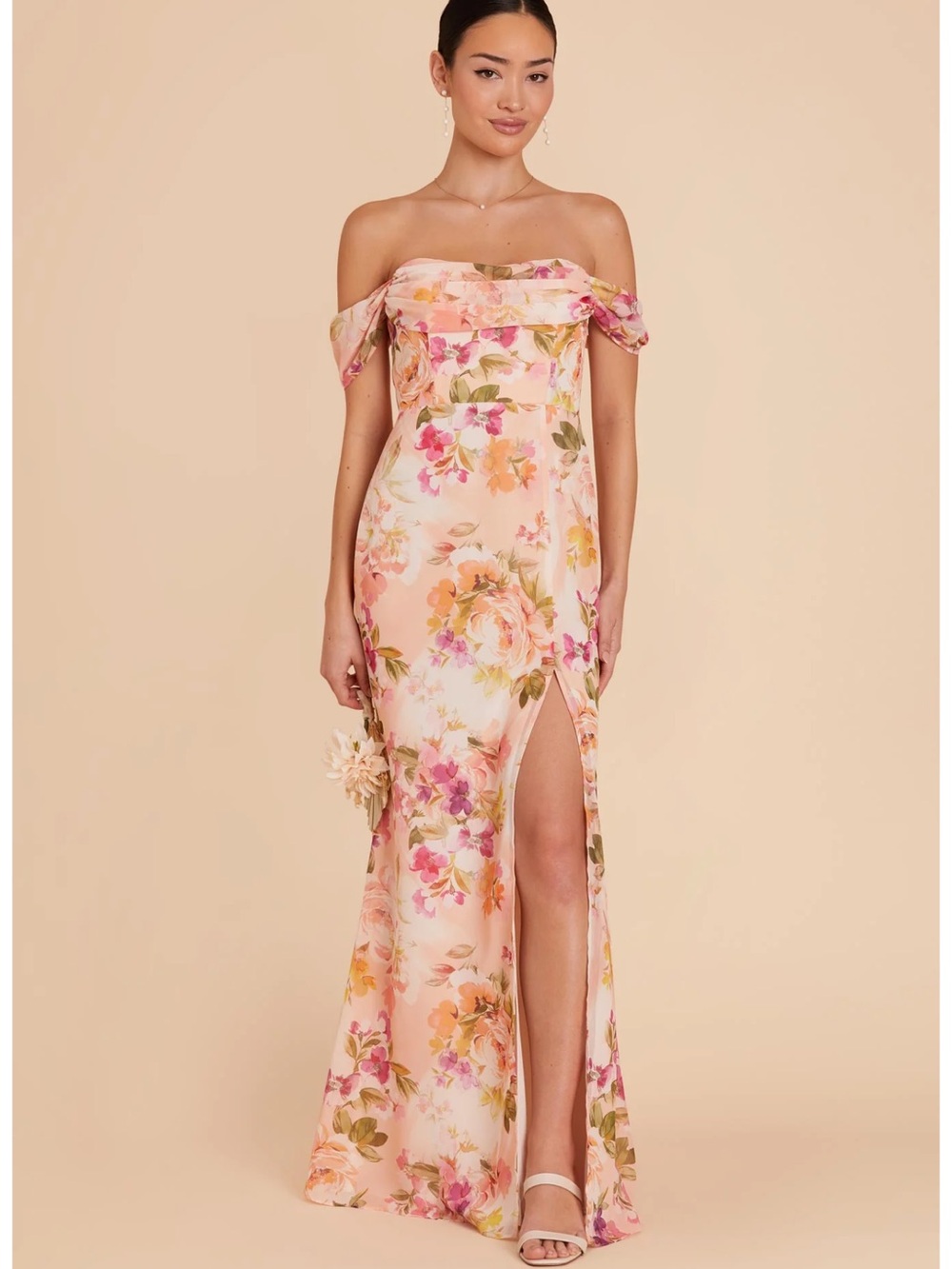 Birdy Grey Mira Dress
Chiffon Coral Sunset Peonies